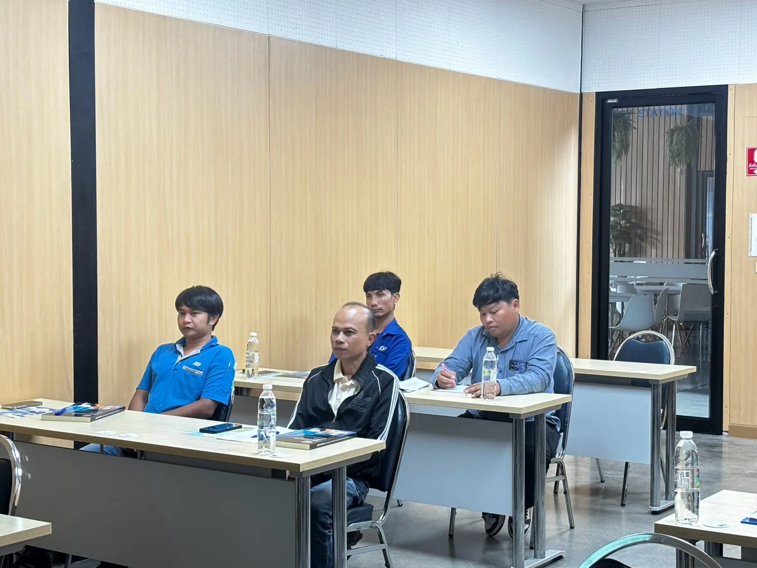 บรรยากาศการฝึกอบรมจป.เทคนิค - หลักสูตรจป.-คปอ. ที่ Safety Station โรงเรียนความปลอดภัย