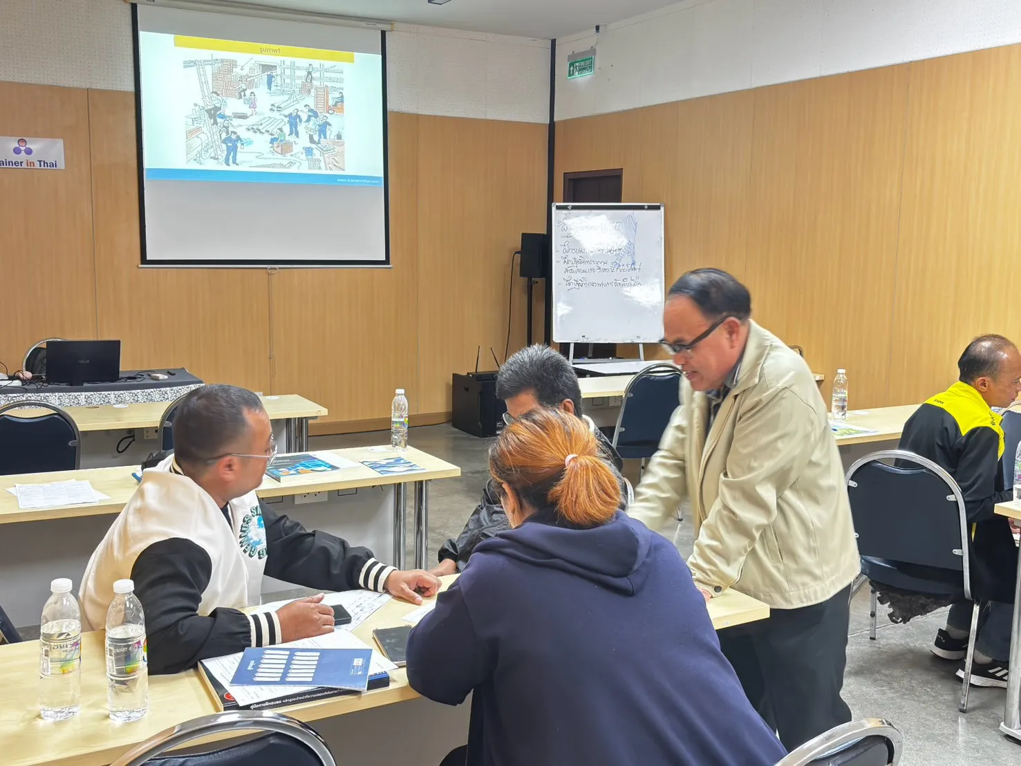 การทดสอบจป.เทคนิค - หลักสูตรจป.-คปอ. ที่ Safety Station โรงเรียนความปลอดภัย