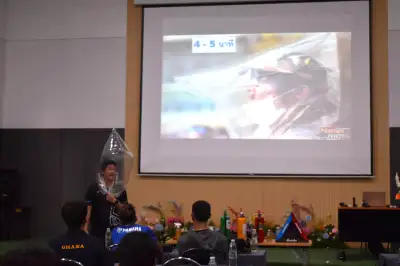 ภาพอบรมดับเพลิงขั้นต้นจริง