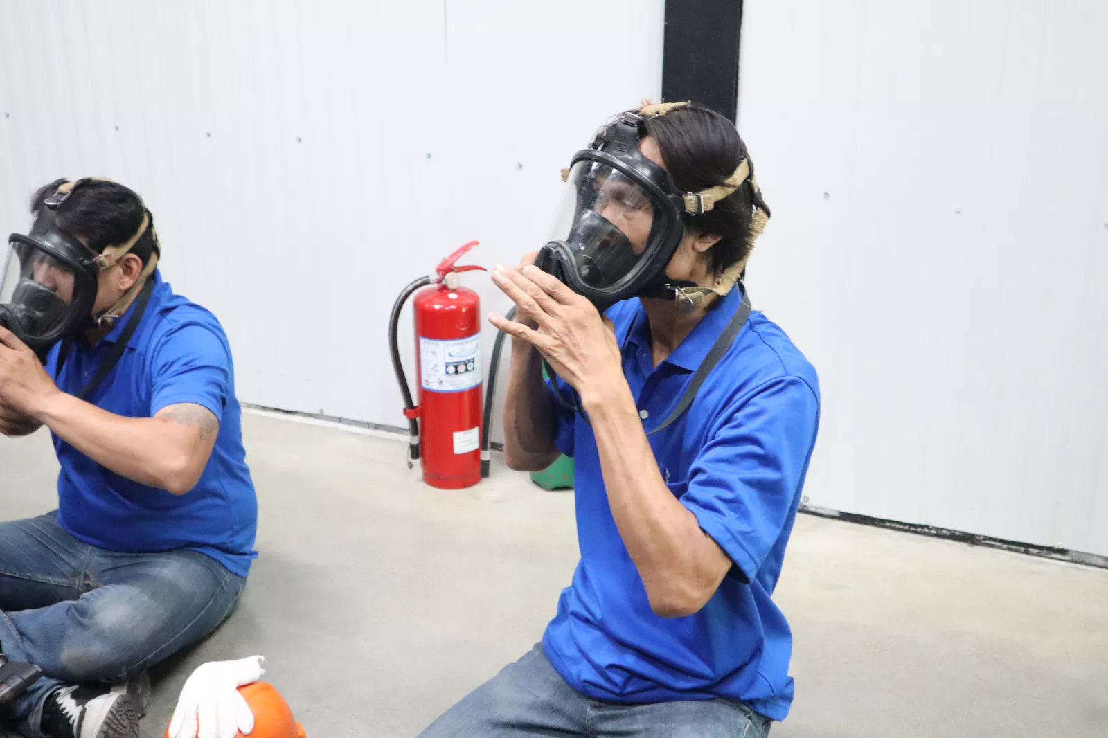 การทดสอบผู้ช่วยเหลืออับอากาศ  - หลักสูตรอับอากาศ ที่ Safety Station โรงเรียนความปลอดภัย