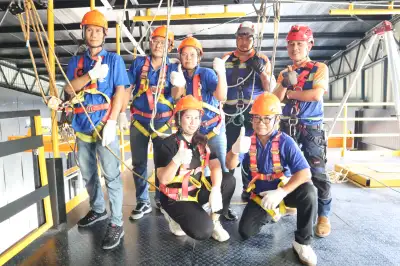 การฝึกปฏิบัติผู้ช่วยเหลืออับอากาศ  - หลักสูตรอับอากาศ ที่ Safety Station โรงเรียนความปลอดภัย