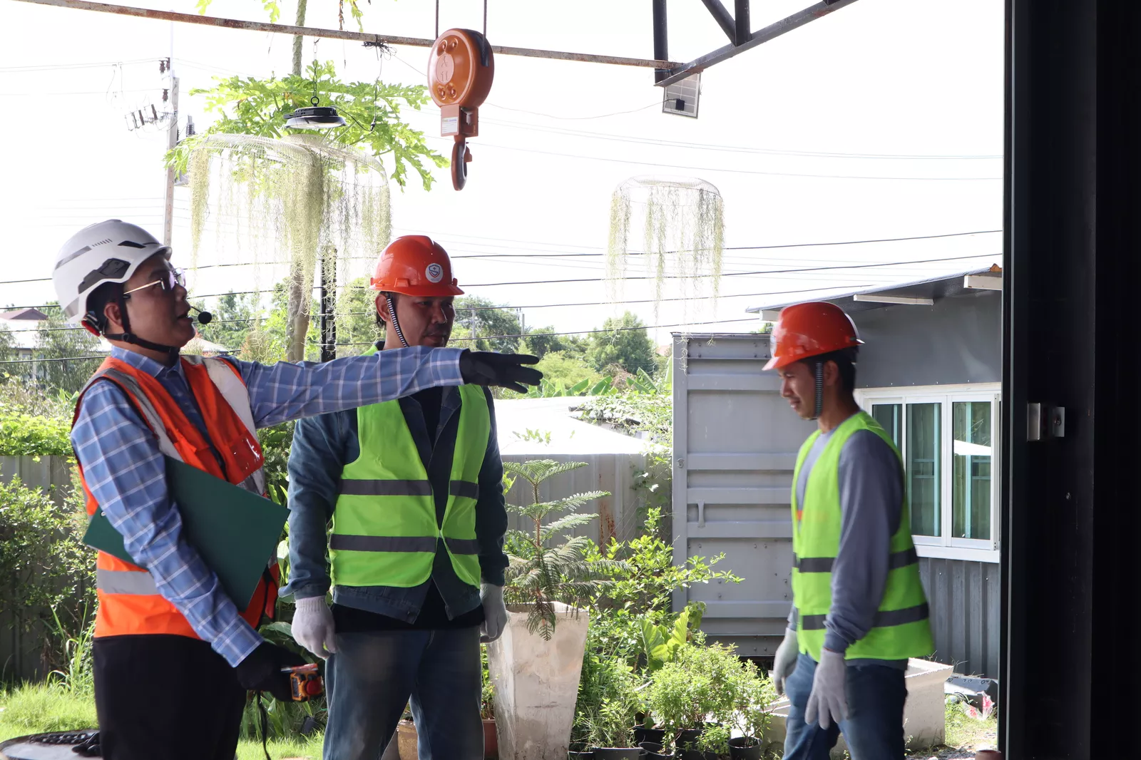 การสาธิตอบรมเครน Overhead Crane - หลักสูตรปั้นจั่น ที่ Safety Station โรงเรียนความปลอดภัย