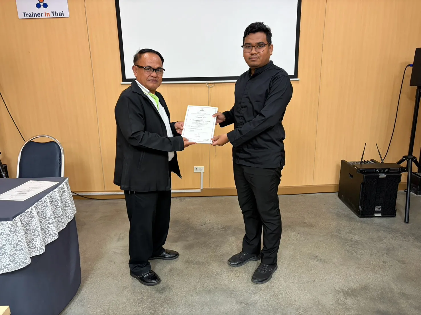 บรรยากาศการฝึกอบรมจป.หัวหน้างาน - หลักสูตรจป.-คปอ. ที่ Safety Station โรงเรียนความปลอดภัย