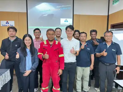 บรรยากาศการฝึกอบรมทบทวนอับอากาศ - หลักสูตรอับอากาศ ที่ Safety Station โรงเรียนความปลอดภัย