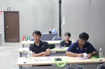 ภาพอบรมผู้ควบคุมงานอับอากาศจริง