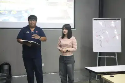 ภาพอบรมผู้ควบคุมงานอับอากาศจริง