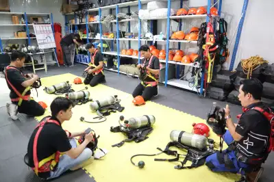 ภาพอบรมผู้อนุญาตอับอากาศจริง