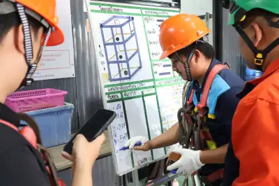 ภาพอบรมผู้ควบคุมงานอับอากาศจริง